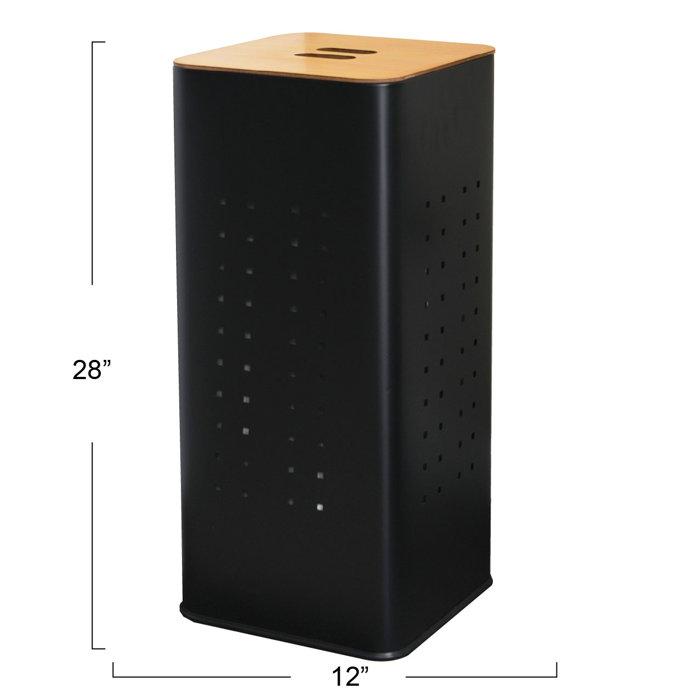 Mercer41 Square Laundry Hamper & Reviews Wayfair